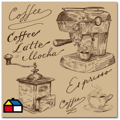 Cuadro acrlico grind 40x40 cm