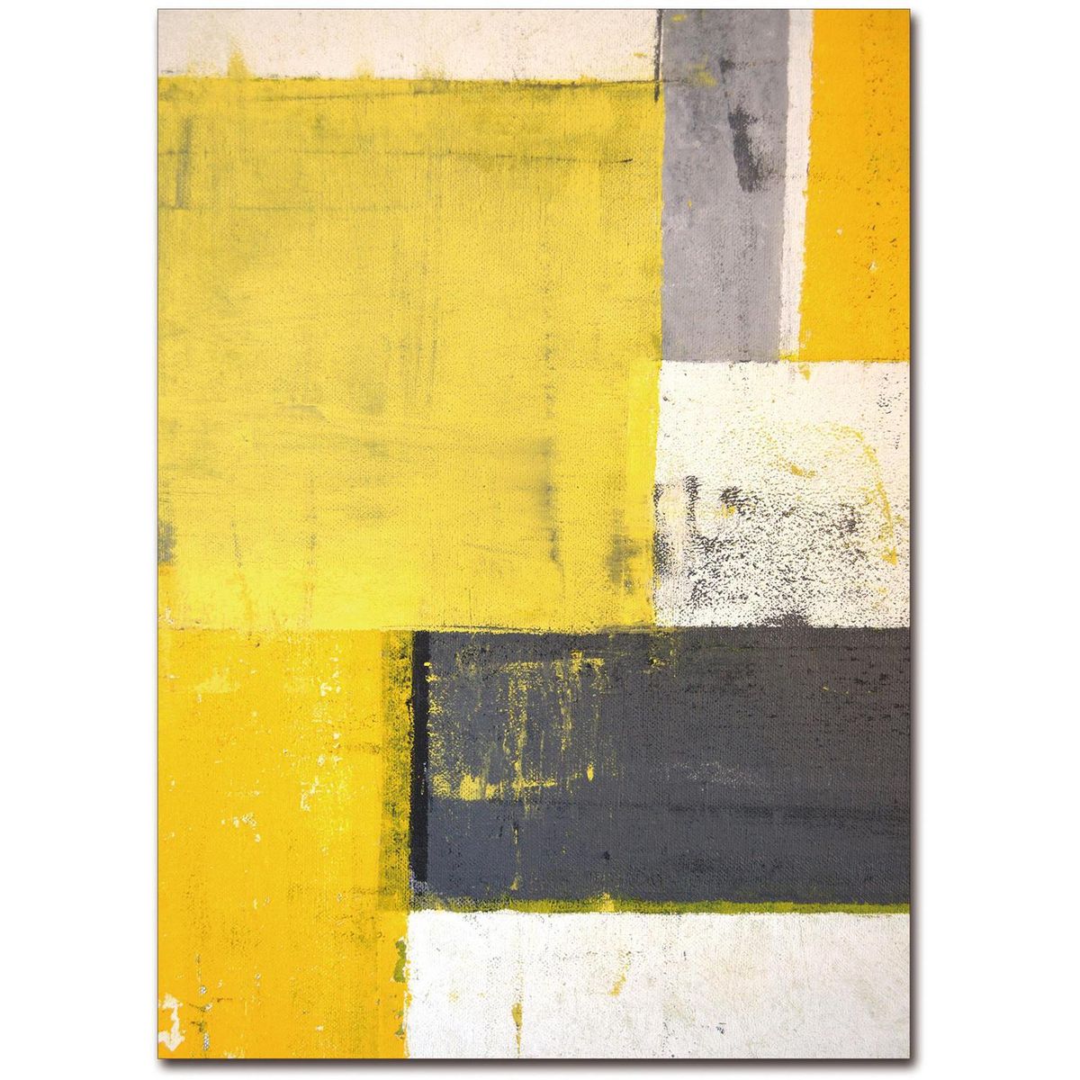 HOMY - Cuadro acrílico yellow 3 50x70 cm