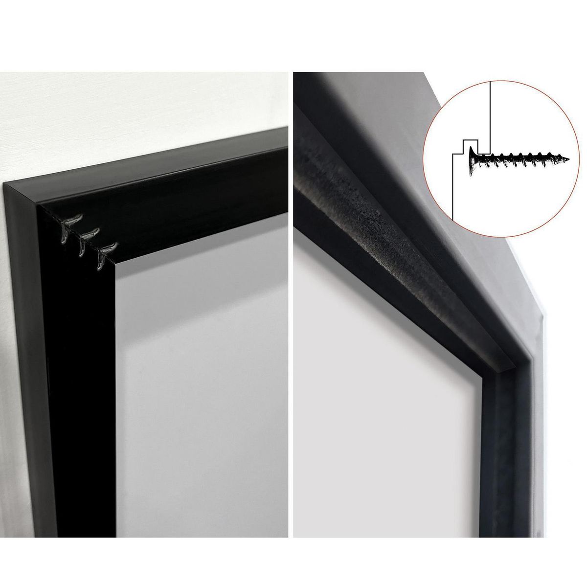 HOMY - Set de 3 cuadros acrílico mujer 2 40x40 cm