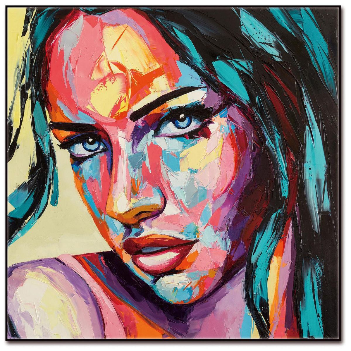 HOMY - Cuadro acrílico mica 3 80x80 cm