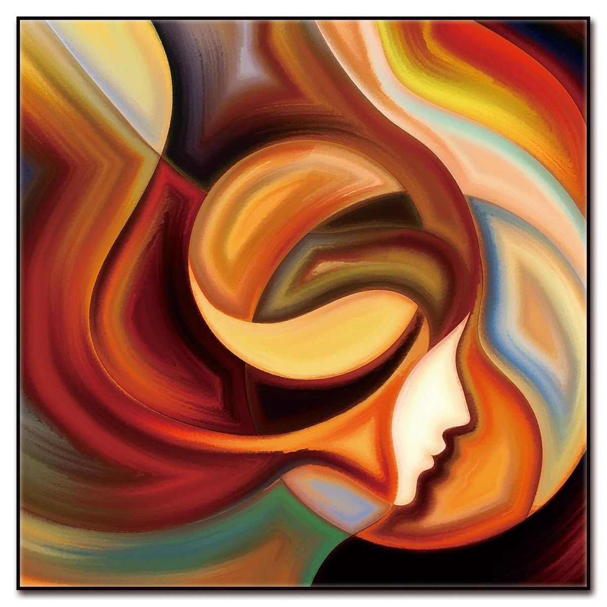 HOMY - Cuadro acrílico laz 1 40x40 cm