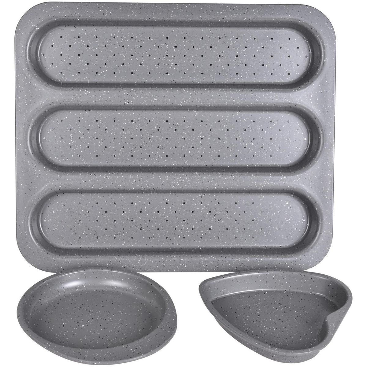JUST HOME COLLECTION - Set 3 moldes para pan v2
