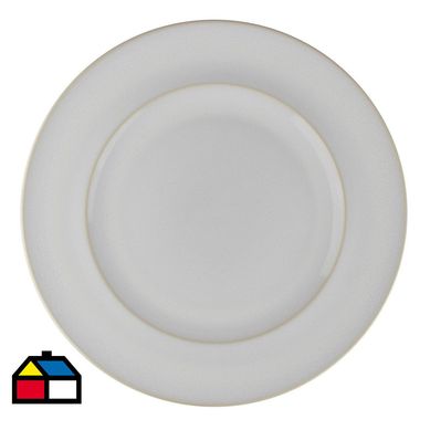 Plato 28 cm lily white