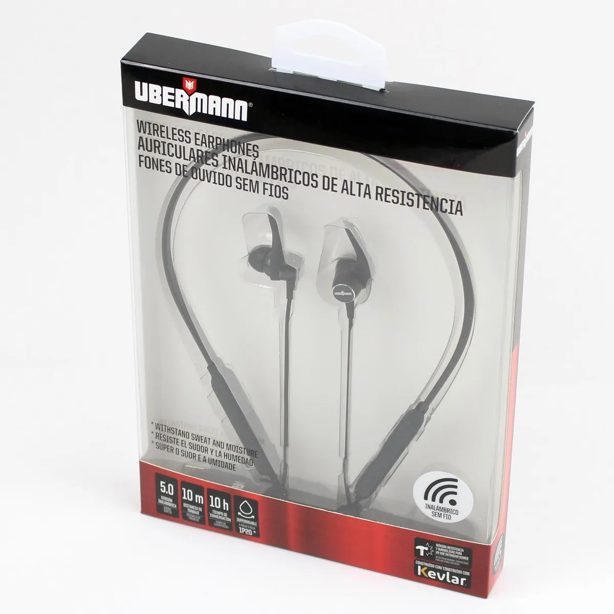 UBERMANN - Audífonos bluetooth in-ear hecho con kevlar