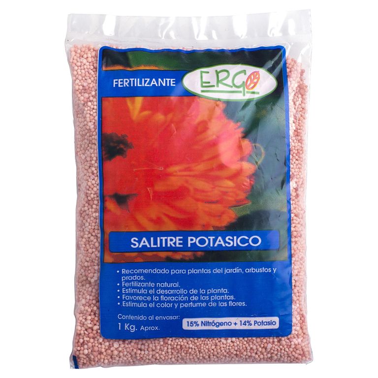 Fertilizante para plantas salitre potásico 1 kg bolsa