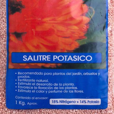 Imagen 2 del producto Fertilizante para plantas salitre potásico 1 kg bolsa