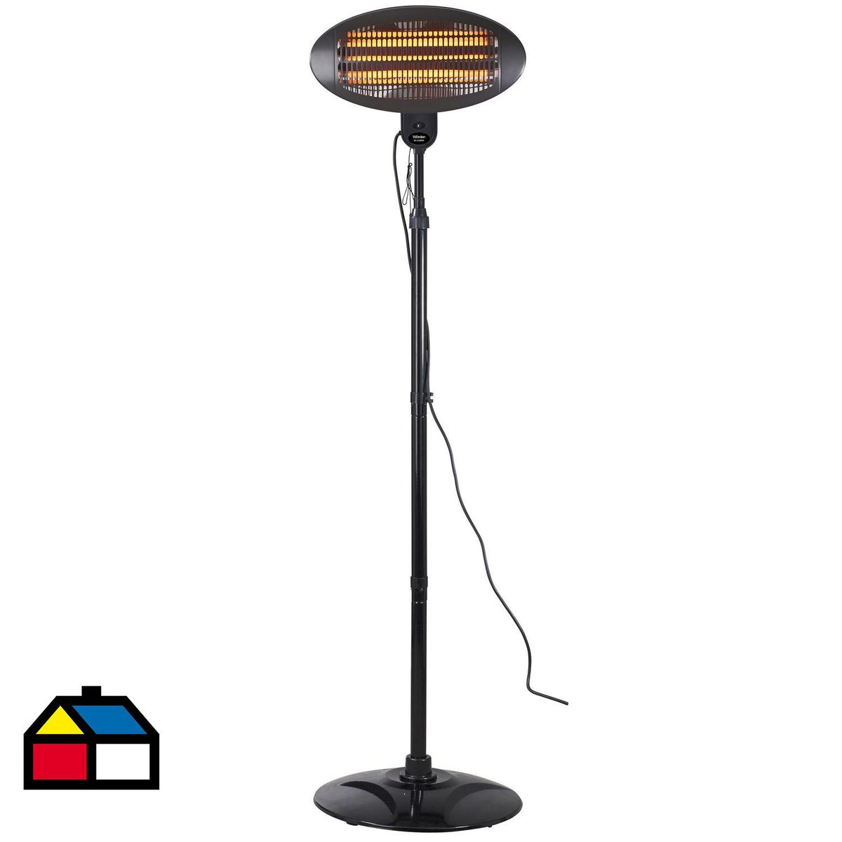 WURDEN - Calefactor exterior pedestal/mural ovalado