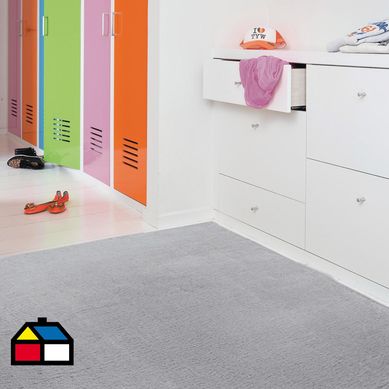 Alfombra fox lisa 60x90 cm gris