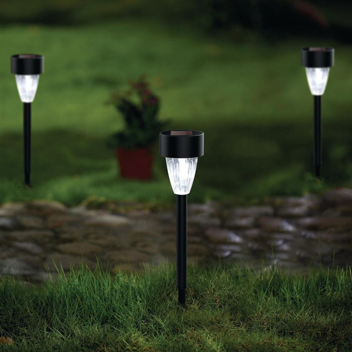 JUST HOME COLLECTION - Estaca Solar Carrera 0,08 W IP44 Luz Cálida