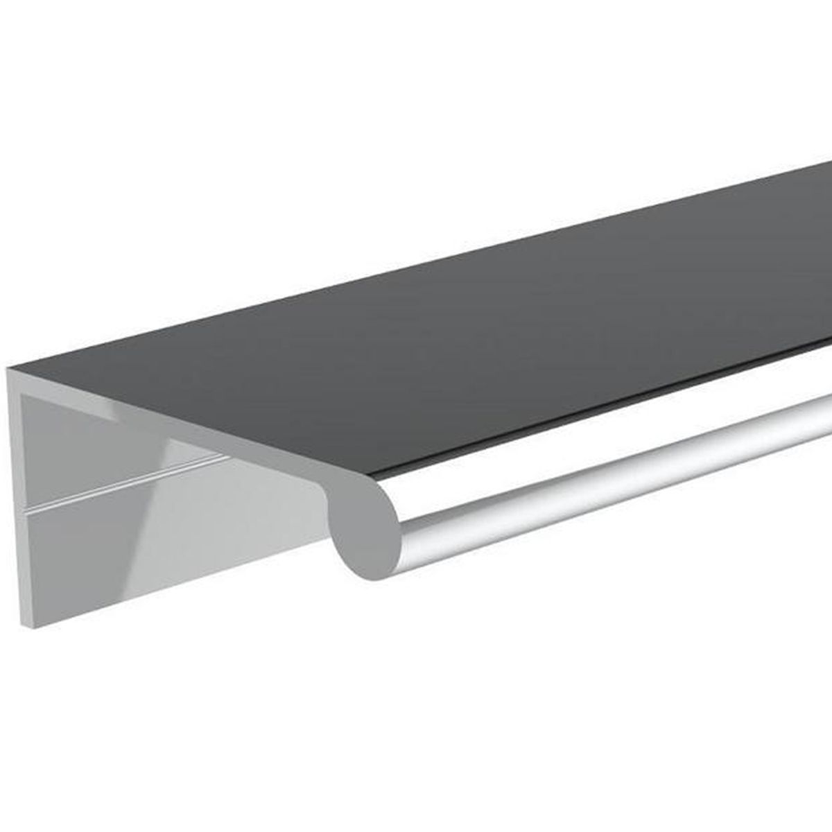 FIXSER - Perfil aluminio 84/64 mm anodizado brillo