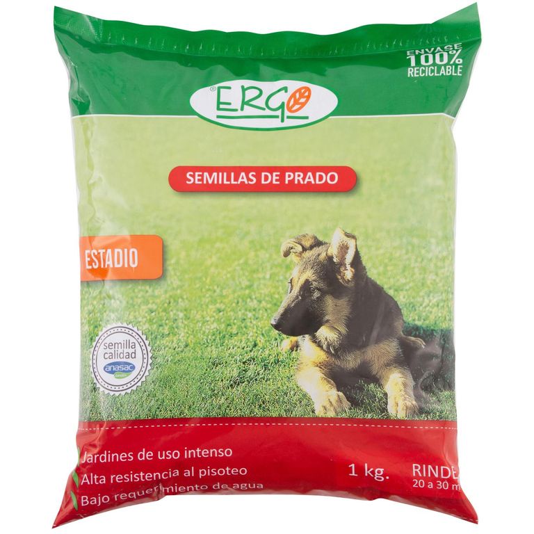 Semilla de Pasto Estadio 1 kg Bolsa