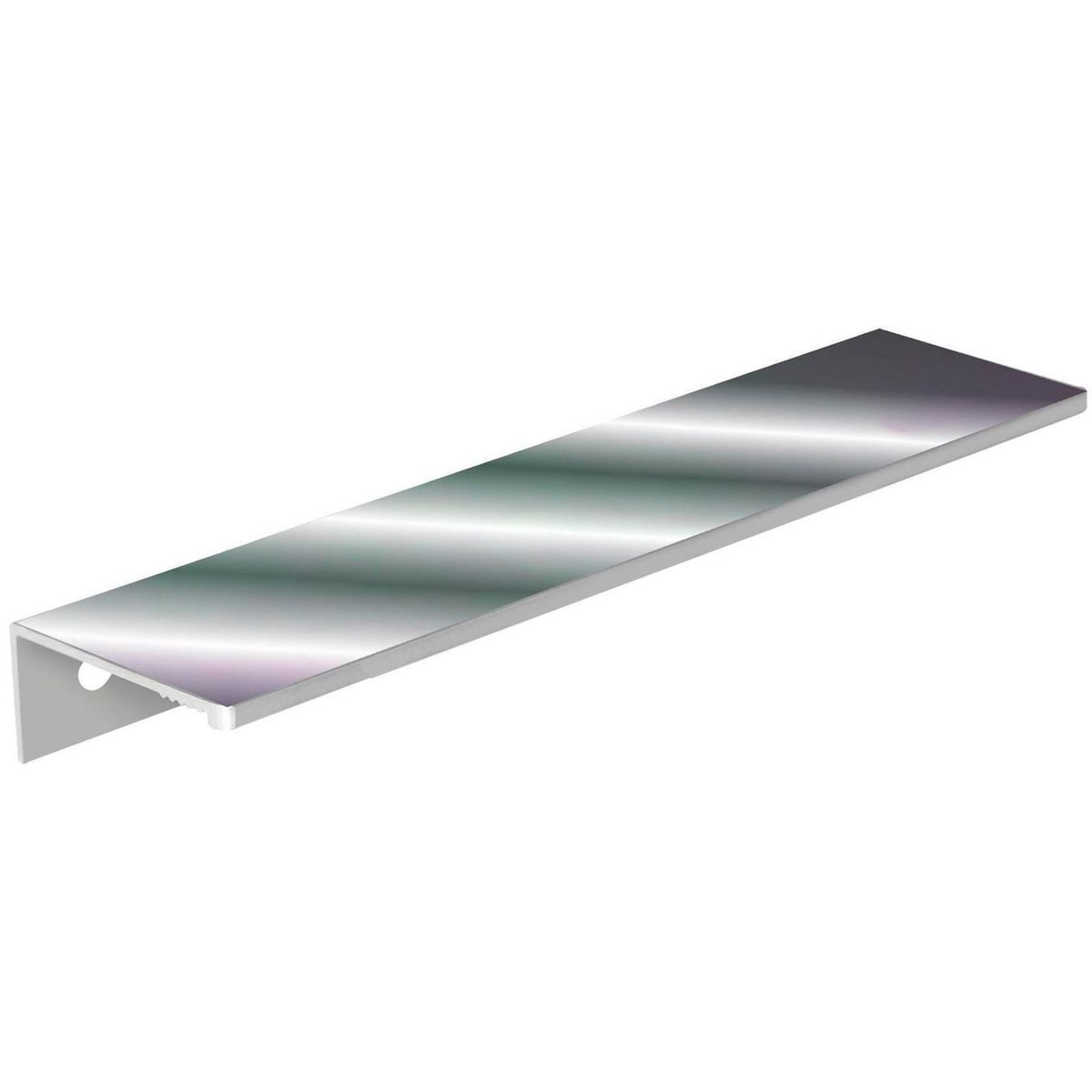 FIXSER - Perfil aluminio148/128 mm anodizado brillo