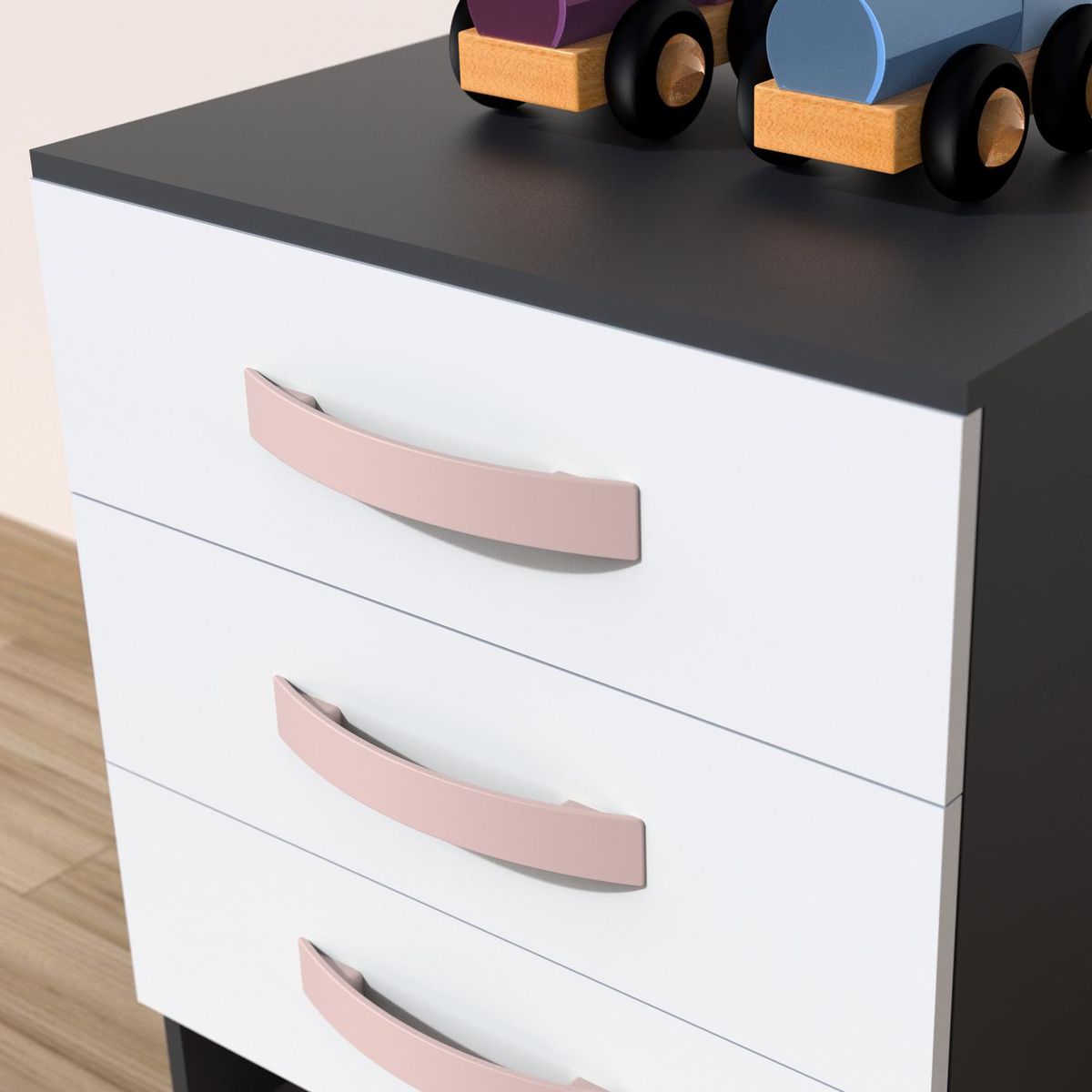 FIXSER - Asa abs rosa 128 mm