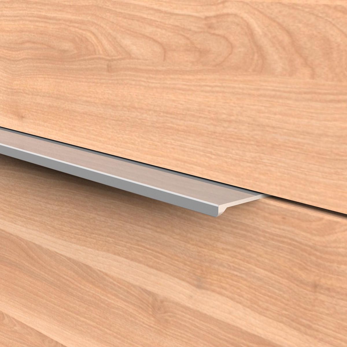 FIXSER - Perfil aluminio 148/128 mm anodizado mate