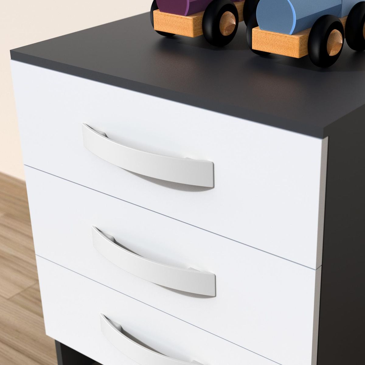 FIXSER - Asa abs blanco 128 mm