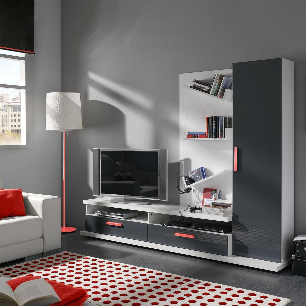 FIXSER - Asa abs rojo 64/96/128 mm