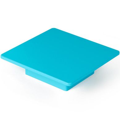 Pomo abs turquesa 86x86 mm
