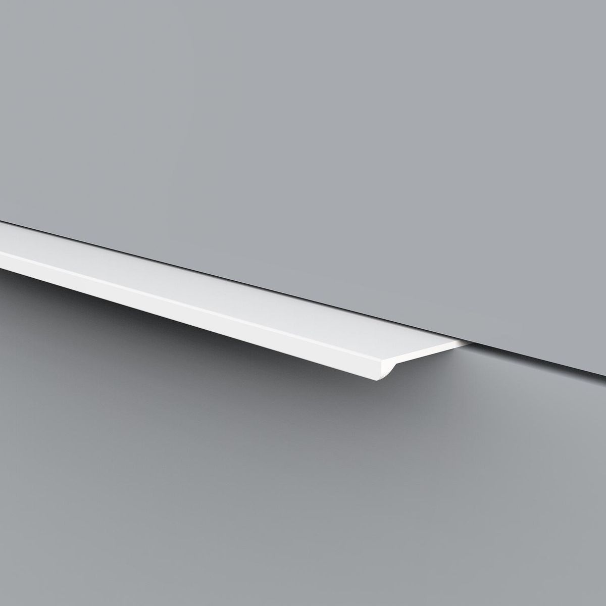 FIXSER - Perfil aluminio 84/64 mm blanco mate