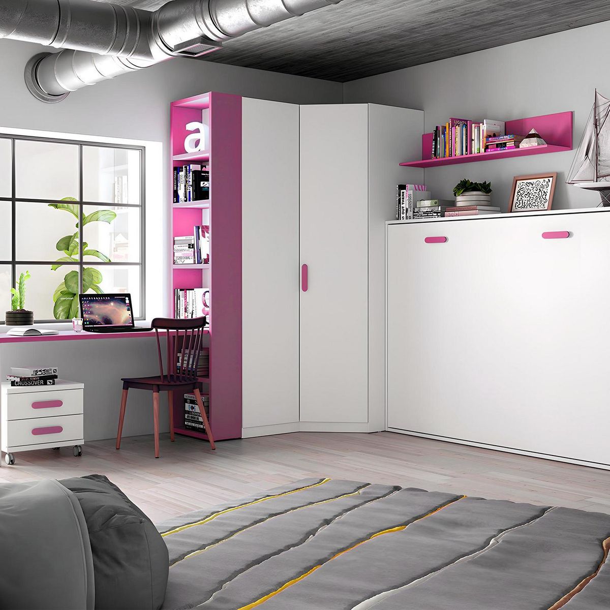 FIXSER - Asa abs fucsia 128/224 mm