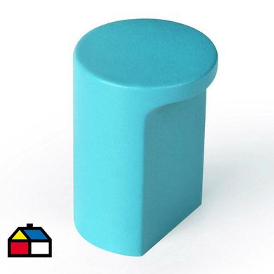 Pomo abs turquesa 20 mm