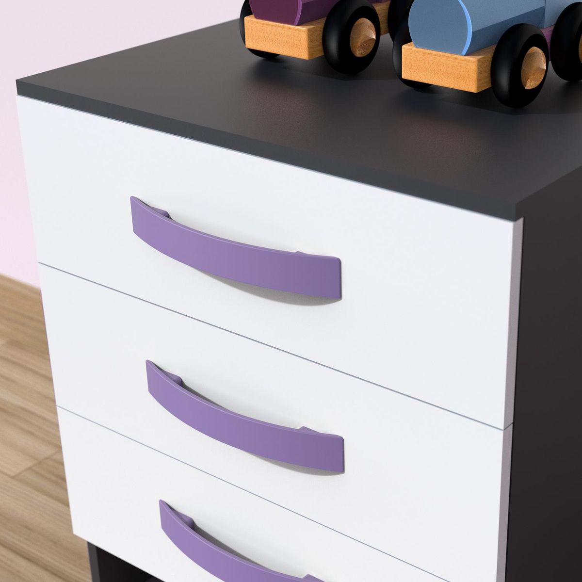 FIXSER - Asa abs morado 128 mm