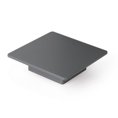 Pomo abs negro 86x86 mm