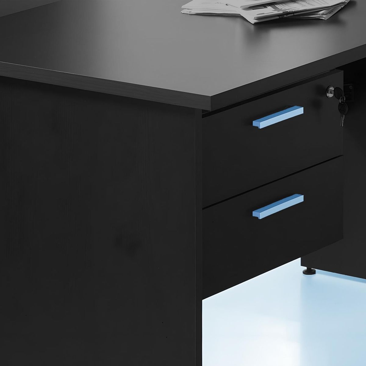 FIXSER - Asa abs azul 96/128 mm