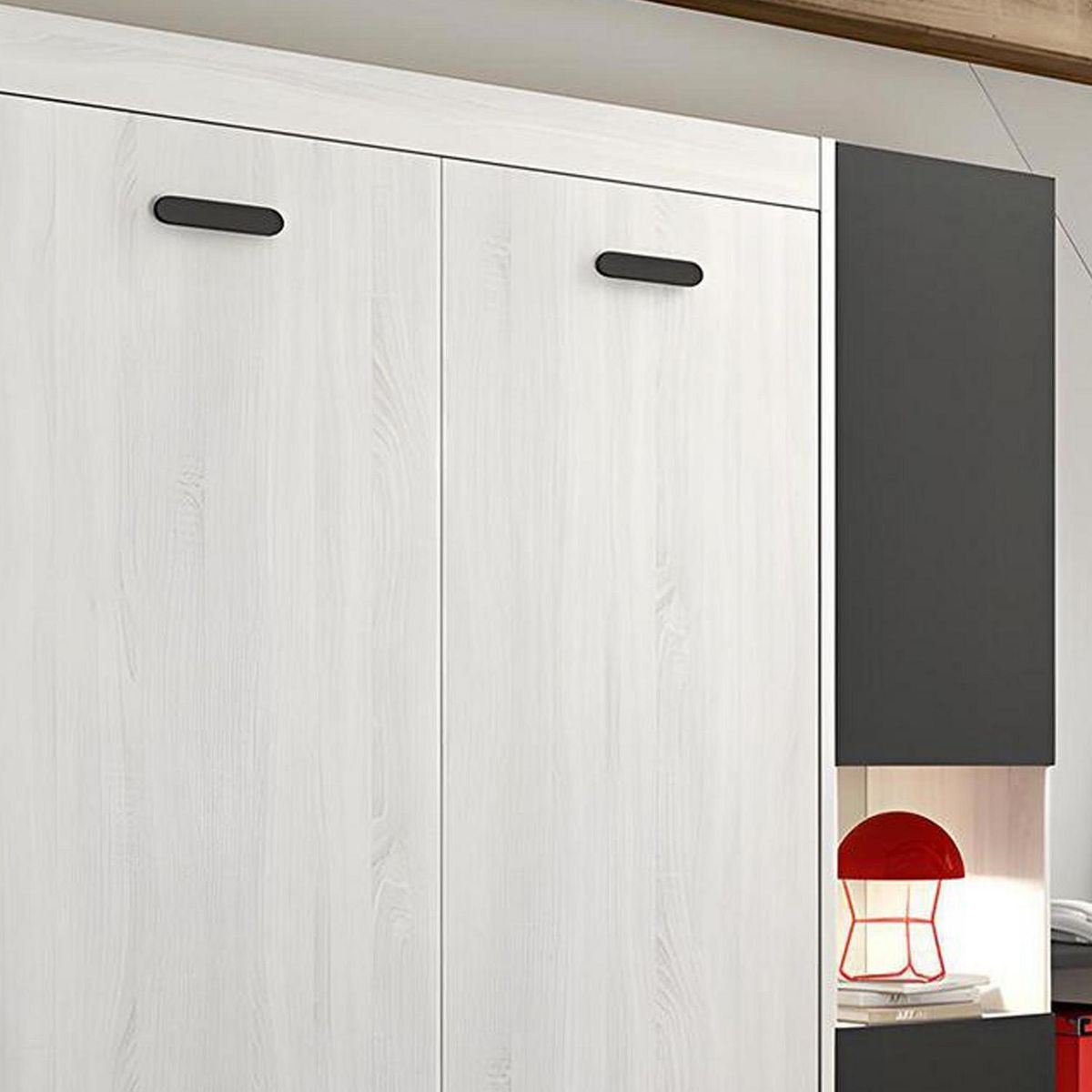 FIXSER - Asa abs negro 128/224 mm