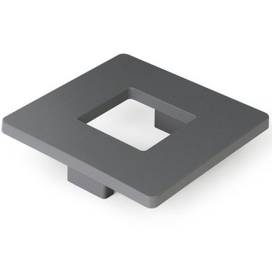 Pomo abs negro 90x90 mm