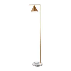 JUST HOME COLLECTION - Lámpara de pie cono 1 luz E27 dorado