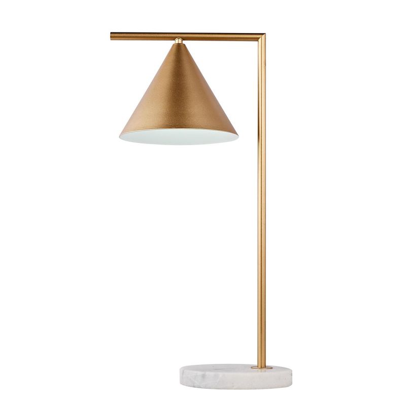JUST HOME COLLECTION - Lámpara de mesa cono 1 luz E27 dorada