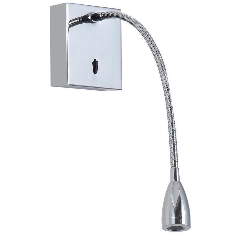 JUST HOME COLLECTION - Apliqué Led Deli Metal Gris/Plata 8 cm