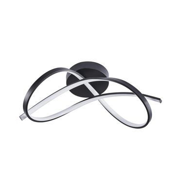 Lmpara de techo olas negro