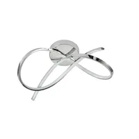 Lámpara Techo Olas Metal Gris