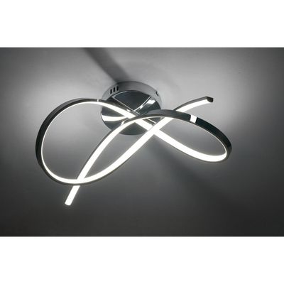 Imagen 2 del producto Lámpara Techo Olas Metal Gris