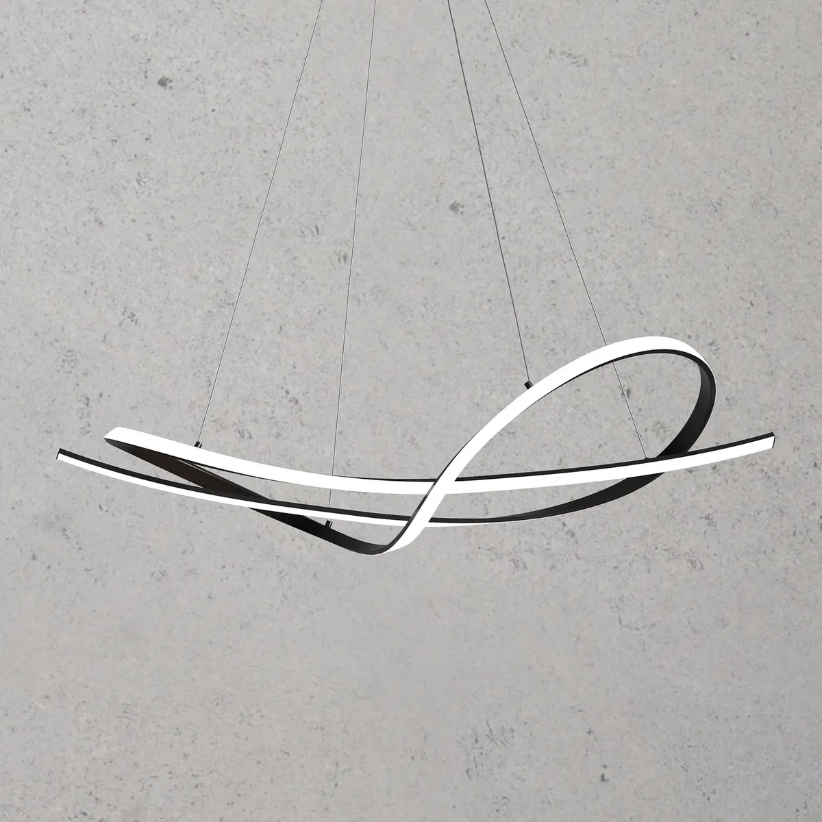 JUST HOME COLLECTION - Lámpara Colgante Geometrico Metal Negro