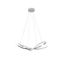 Lámpara Colgante Geometrico Metal Gris