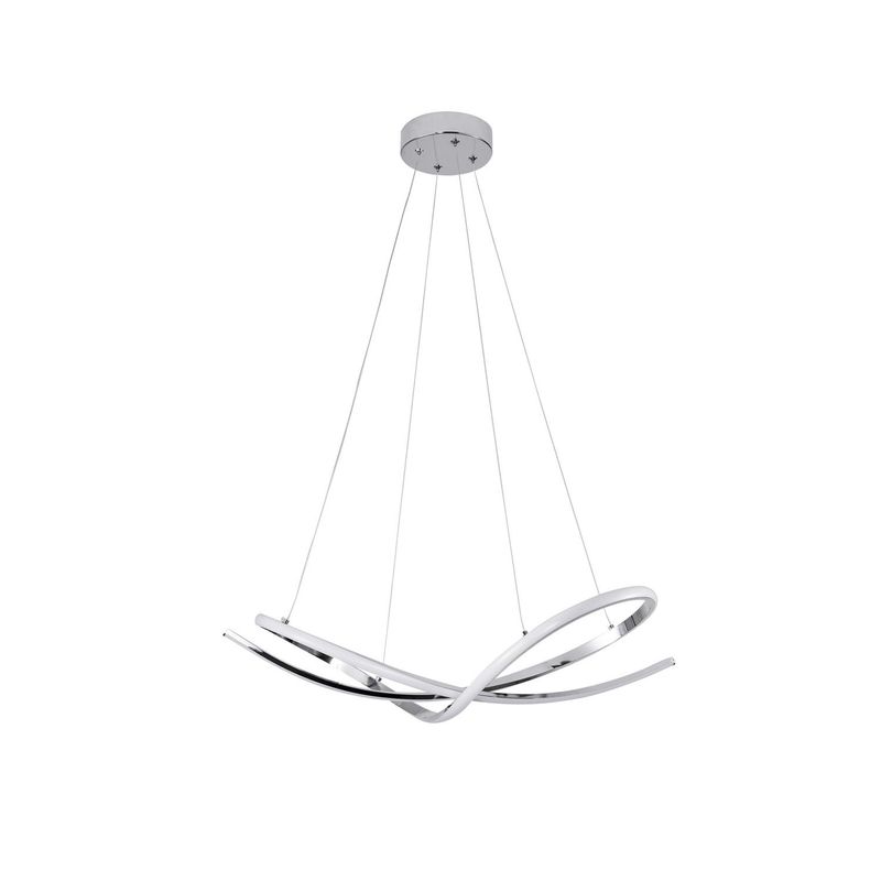 JUST HOME COLLECTION - Lámpara colgante Led geométrico cromado