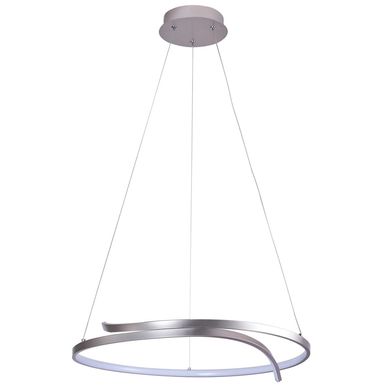 Lmpara de techo Led circular nickel