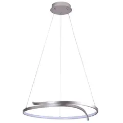 JUST HOME COLLECTION - Lámpara de techo Led circular nickel