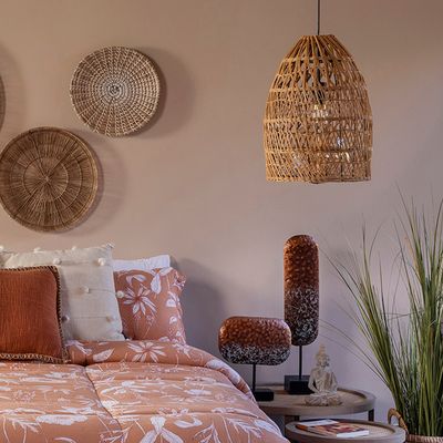 Imagen 2 del producto Lámpara Colgante Camioli Ratán Café