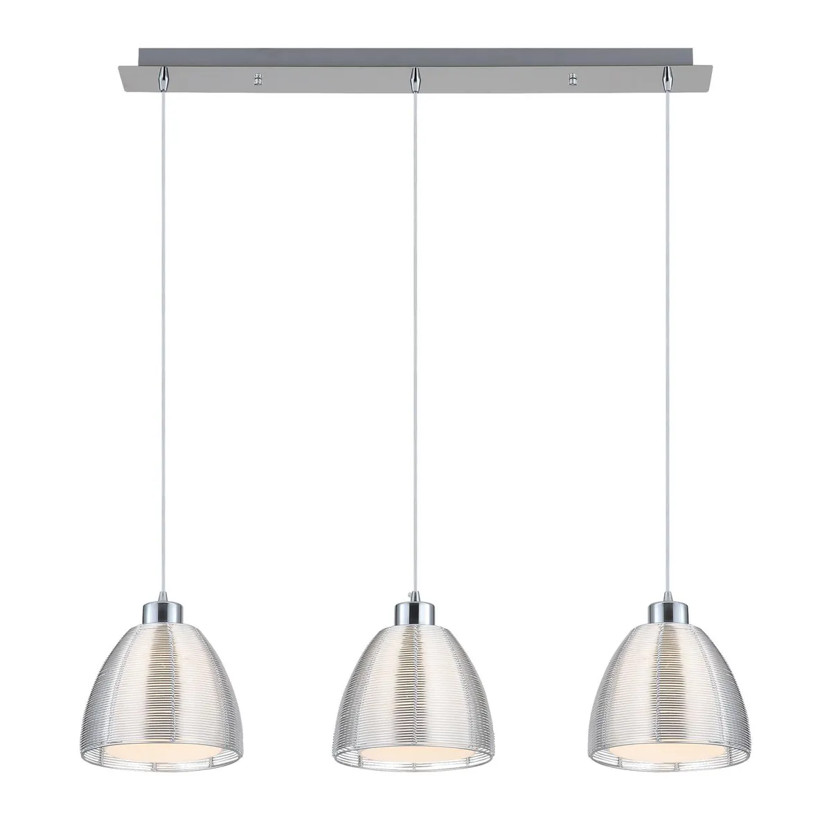 JUST HOME COLLECTION - Lámpara Colgante Sica 3 Luces Metal