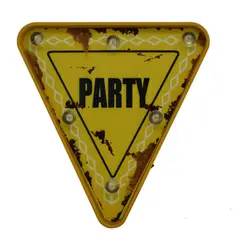 HOMY - Letrero Led Party amarillo