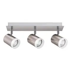 JUST HOME COLLECTION - Barra Ume 3 Luces Aluminio Gris/Plata 0 cm