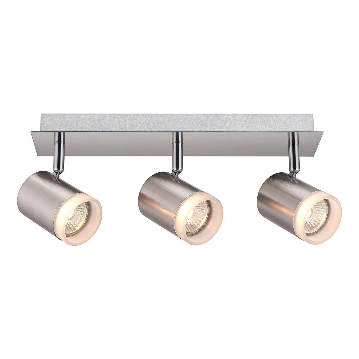 JUST HOME COLLECTION - Barra Ume 3 Luces Aluminio Gris