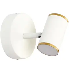 JUST HOME COLLECTION - Apliqué Led Nivel Aluminio Blanco 12 cm