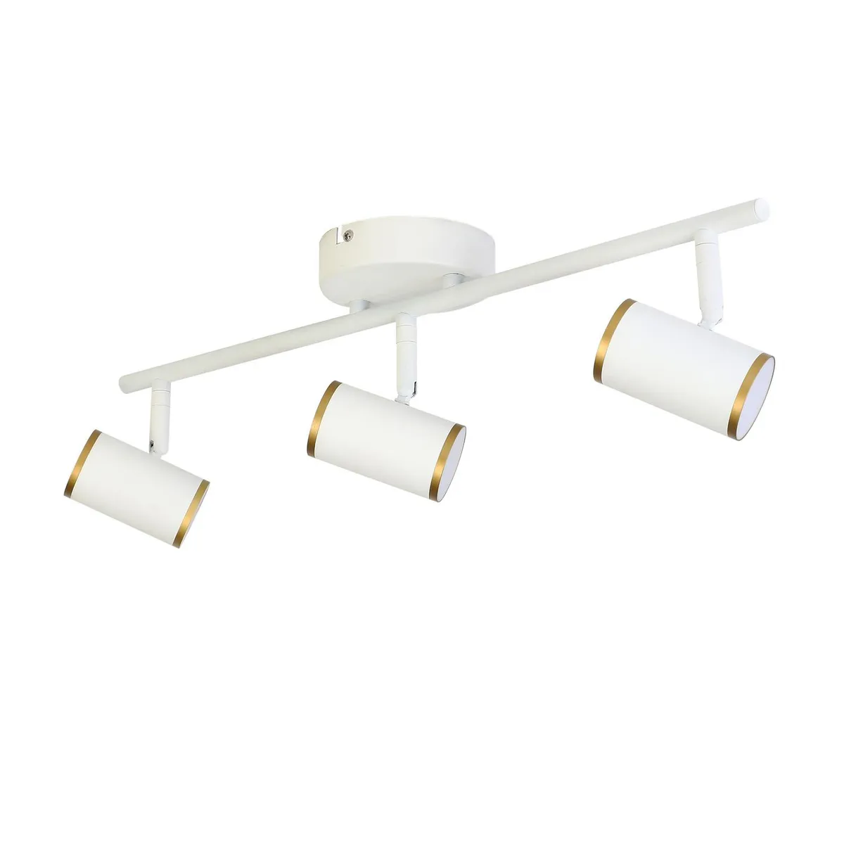 JUST HOME COLLECTION - Barra Led Nivel 3 Luces Aluminio Blanco