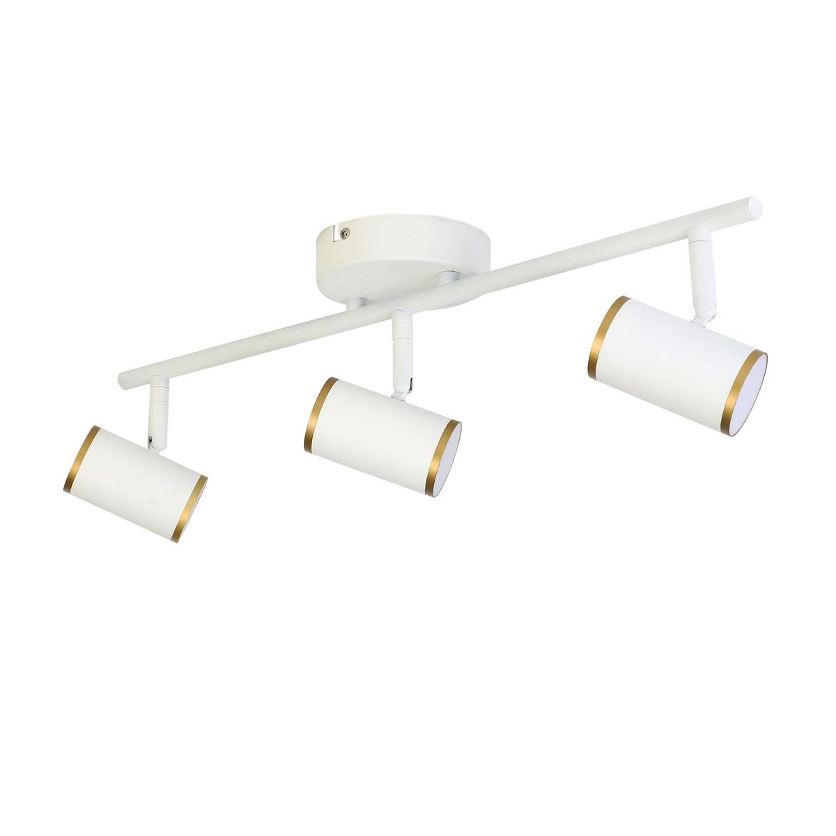 JUST HOME COLLECTION - Barra Led Nivel 3 Luces Aluminio Blanco