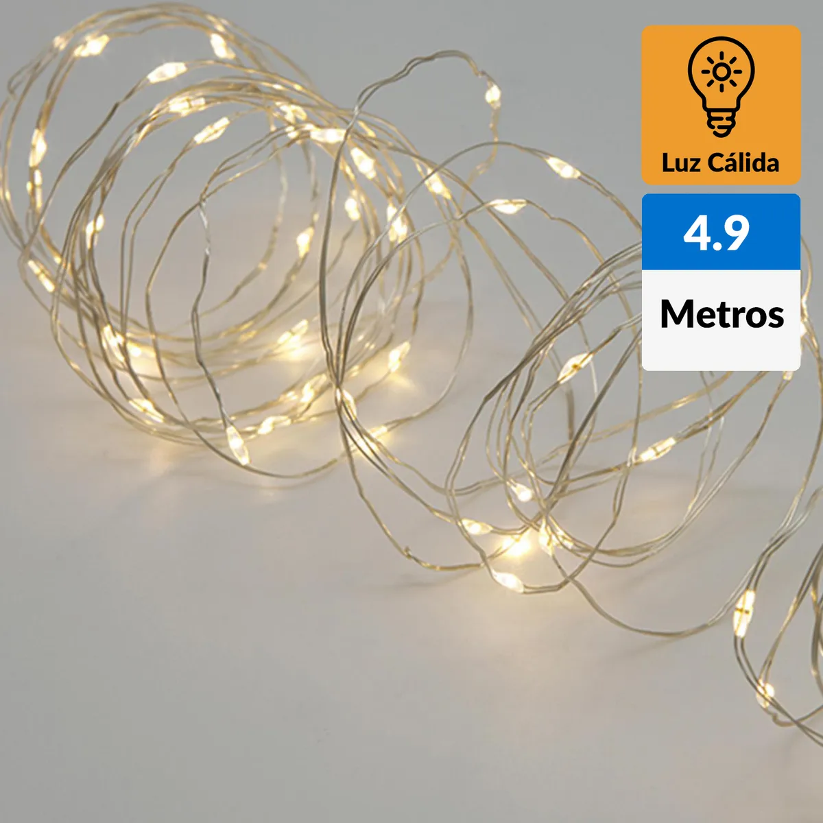 JUST HOME COLLECTION - Guirnalda solar micro 120 luces