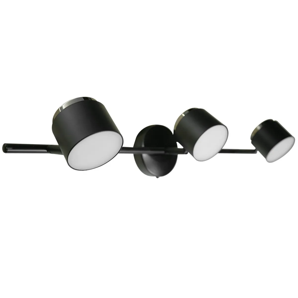 JUST HOME COLLECTION - Barra Led Kivu 3 Luces Metal Negro